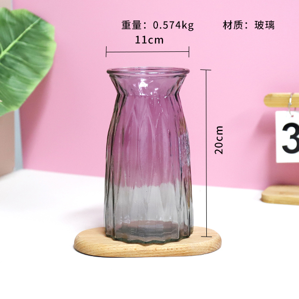 20 origami two-color vase (mixed color)