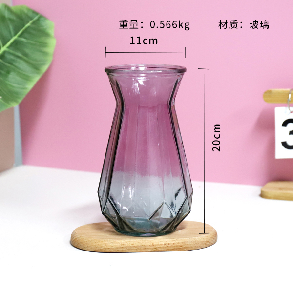 20 pumpkin two-color vase (mixed color)