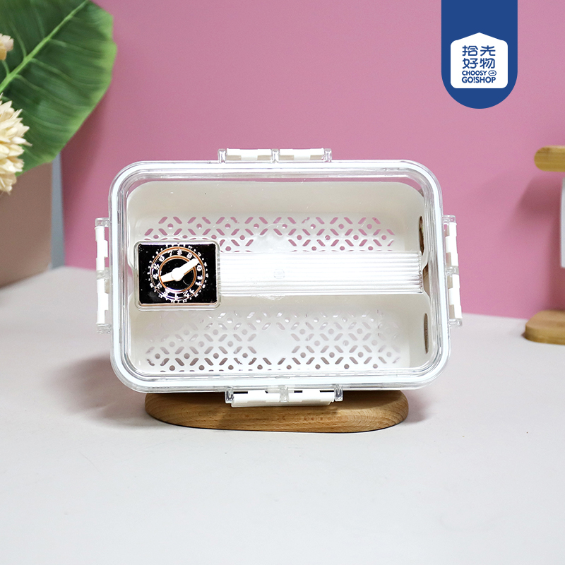 6222 small size low Pet refrigerator storage box (2 squares)