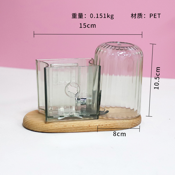 MDJ-526 two-in-one wall-mounted toothbrush storage rack