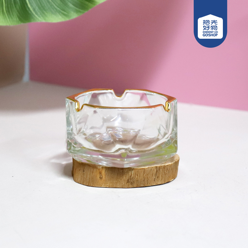 YG01 gold ashtray (mixed color random)