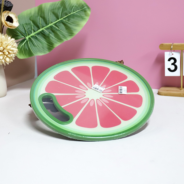 FLS-7730 small round grapefruit vegetable cutting board - Image 3
