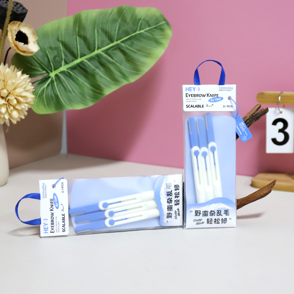 9016 HEY Telescopic Eyebrow Trimmer 3pcs (Ma) - Image 4