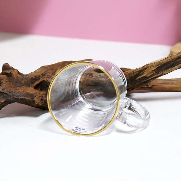 ZB50 langxu tracing gold glass cup - Image 4