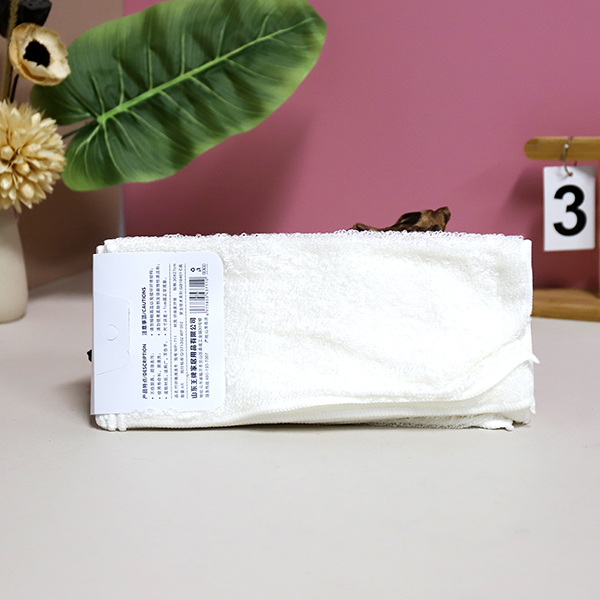 WP-711 hanging card 4 white bamboo fiber cleaning dishwashing towel (27*30) - Image 4