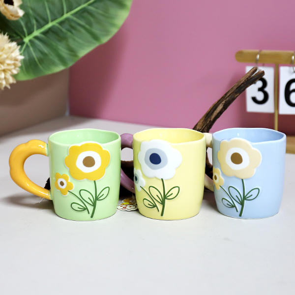 XY0083 Hua Si Yi ceramic cup - Gambar 4