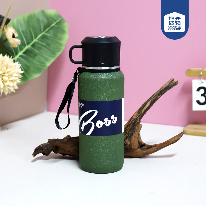 QXSD5387 all-steel stewed teapot thermos cup (800ml)