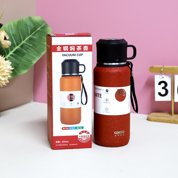 QXSD5387 all-steel stewed teapot thermos cup (800ml) - Image 4