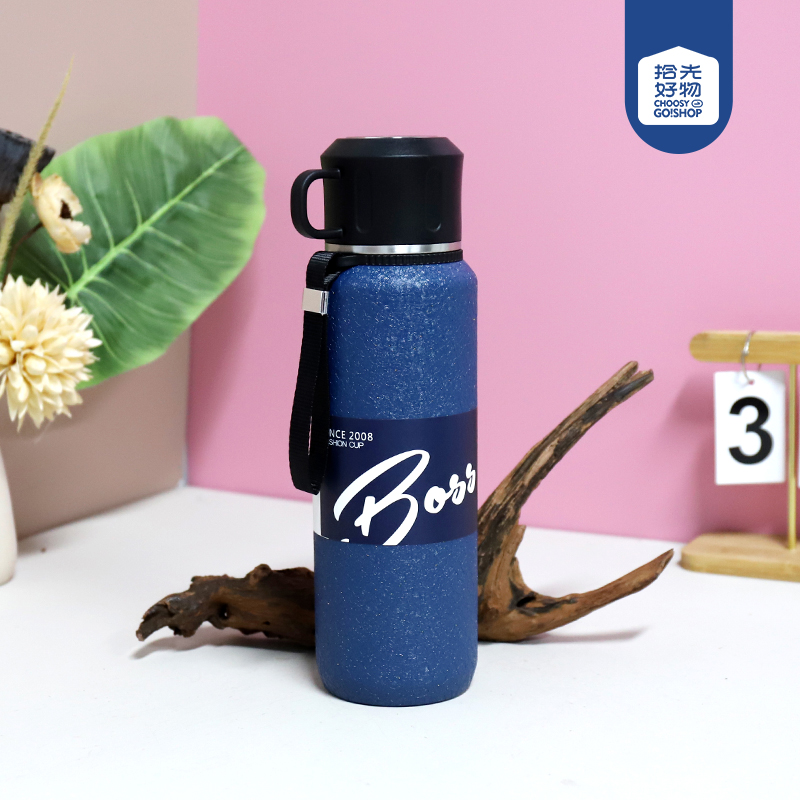 QXSD5387 all-steel stewed teapot thermos cup (1000ml)