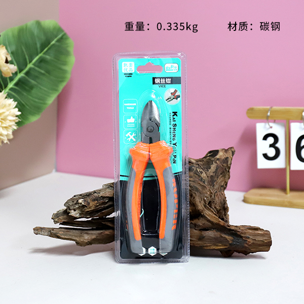 K-714-8 inch round fish handle slant mouth vice