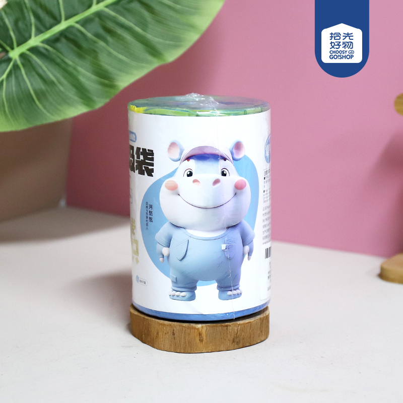 2483-1 Drawstring Roll 100 Garbage Bags (Color)