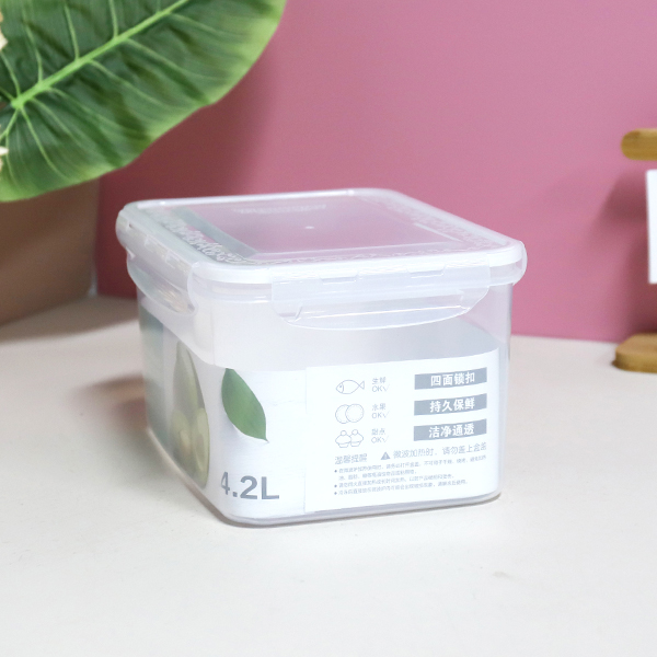 3651 rectangular sealed storage box 4200ml - 이미지 4