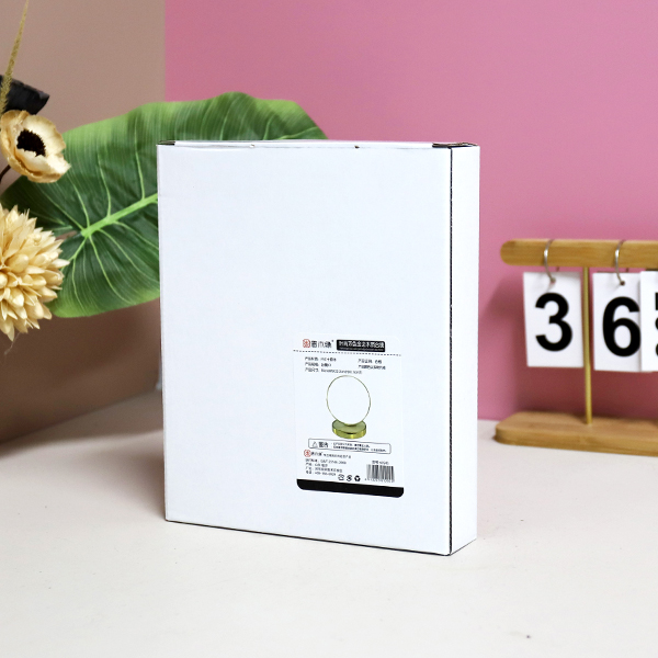 60243 gold edge wooden mirror (round) - Image 4