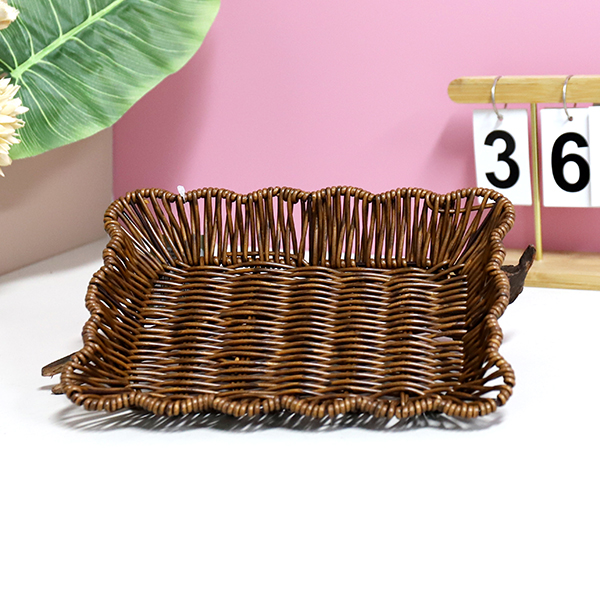 LN051 Wrought Iron Lace Long Plum Blossom Basket - Ảnh 3