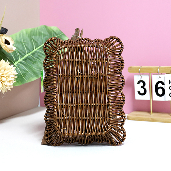 LN051 Wrought Iron Lace Long Plum Blossom Basket - Ảnh 4