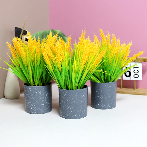 M163 Wheat Ear Flower Simulation Bonsai - Image 3