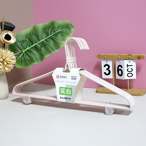1109 Solid Coarse Clothes Hanger (Pack of 8) - Image 3