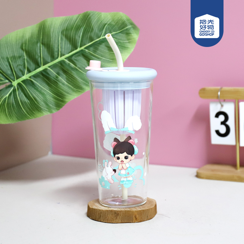 4130-G Straw Glass Cup