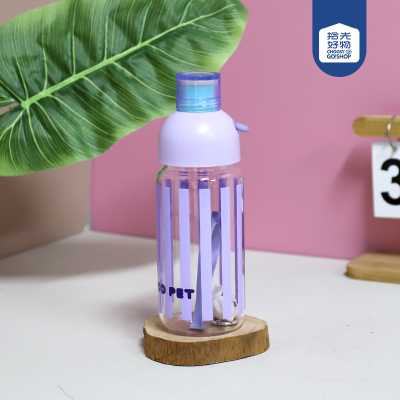 * 4071 striped tote glass