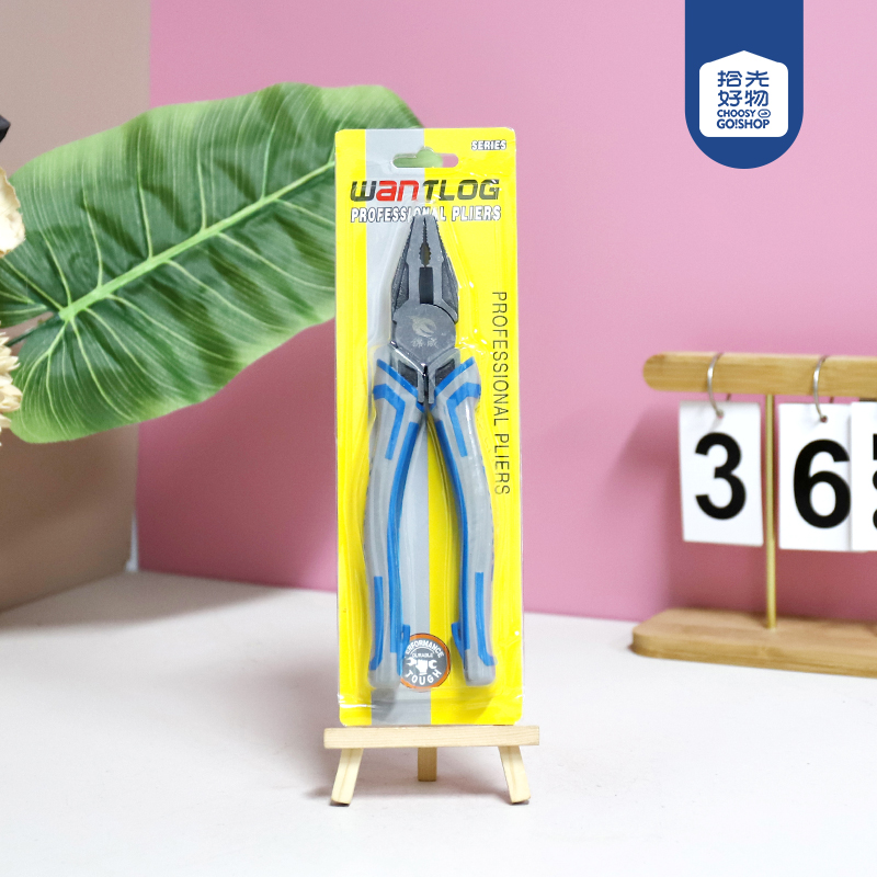 K1454 blue gray handle 8 steel vise