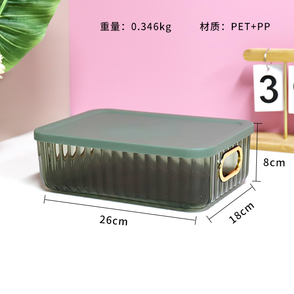 6501 transparent PET storage box - Ảnh 2