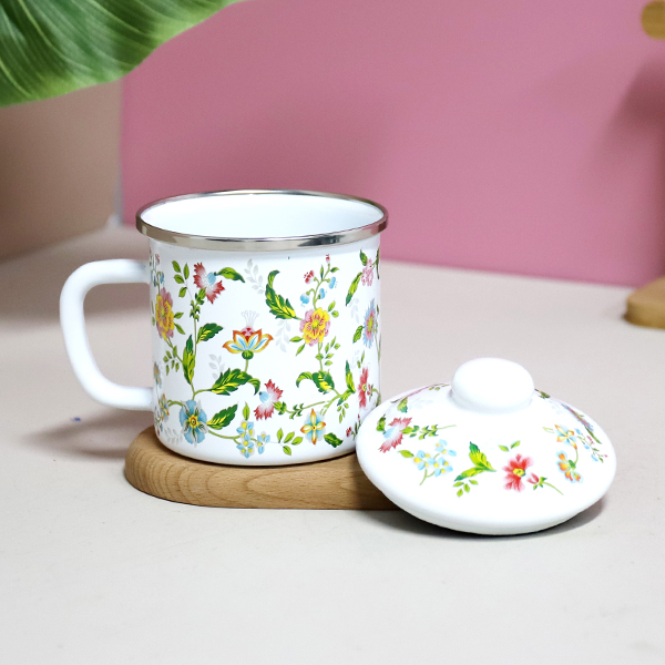 907-9cm edging aromatic enamel cup - 이미지 3