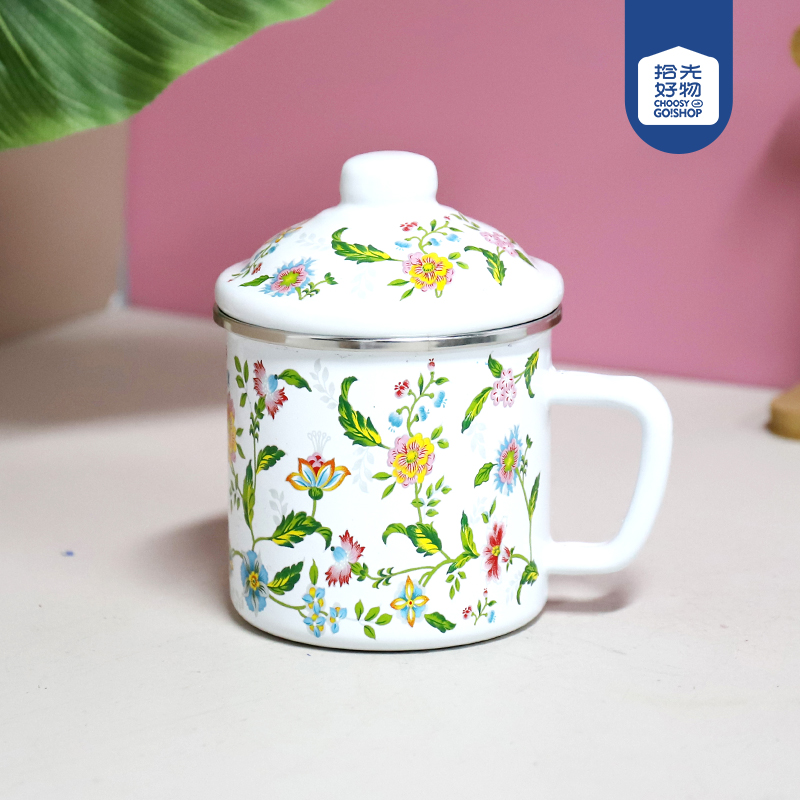 1008-10cm edging aromatic enamel cup