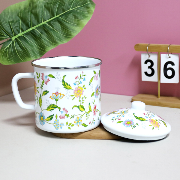 1403-14cm edging aromatic enamel cup - Image 3