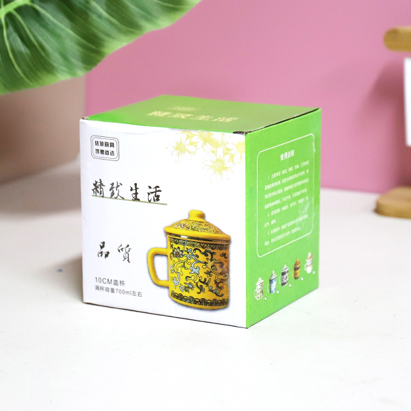 1024-10cm edging love flower enamel cup - Ảnh 4
