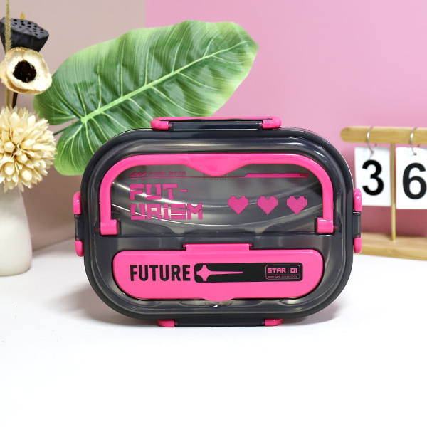 6965-304 Stainless Steel Four-compartment Lunch Box