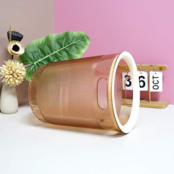 537 apricot rhyme crystal diamond trash can