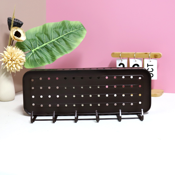 3268 six-hook single-layer storage rack