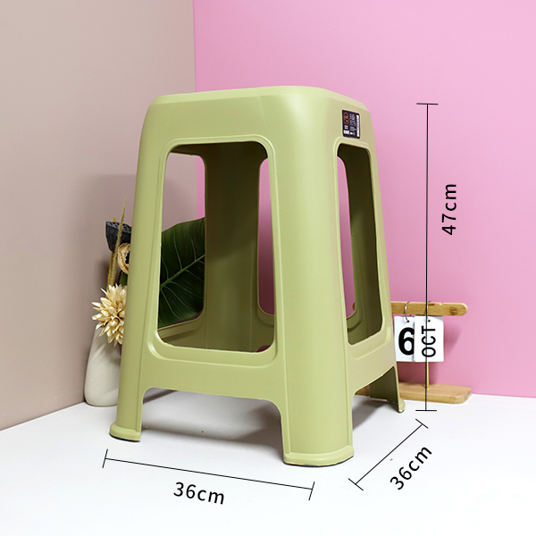 0687 imitation leather high stool (color random) - Image 2