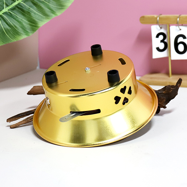 Auspicious Alcohol Stove Gold Copper - Image 4