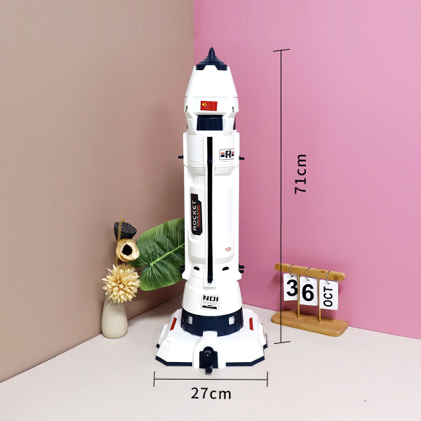 * 6017 Space Rocket-Pullback Alloy Car (48 Rocket Feeder Shelf) - Image 5