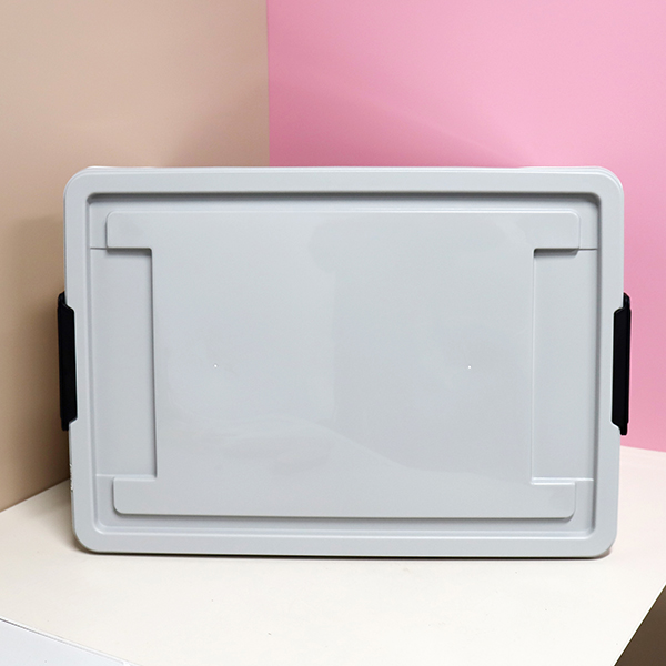 3097D solid color pulley storage box 80L - Image 3