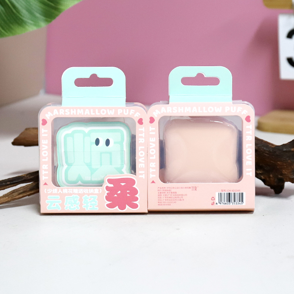 CM-XD3345 three seconds less annoying marshmallow powder puff (with storage box)