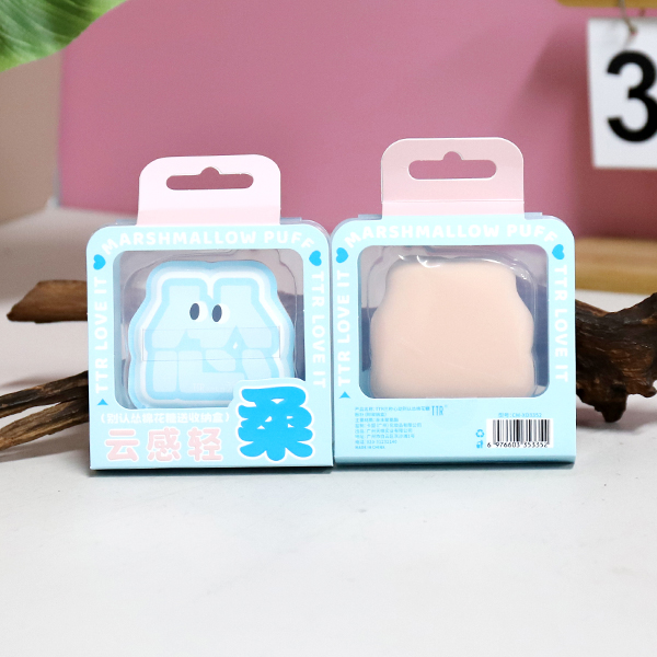 CM-XD3352 three seconds heart don't recognize the unintelligent marshmallow powder puff (with storage box)