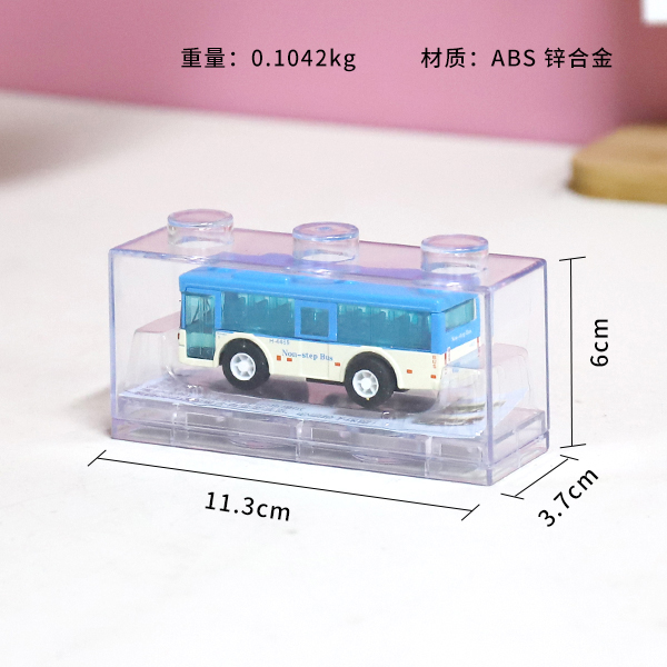 819-4 Bus Large Huili Alloy Car - Image 3