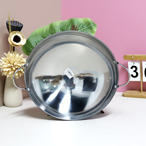 Curling extra thick alcohol stove dry pot (11 inches)