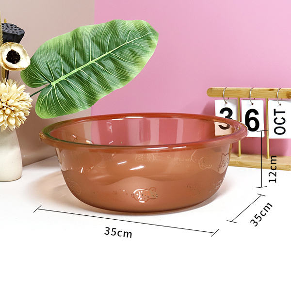 8811 Medium Frosted Fish Basin - Image 3