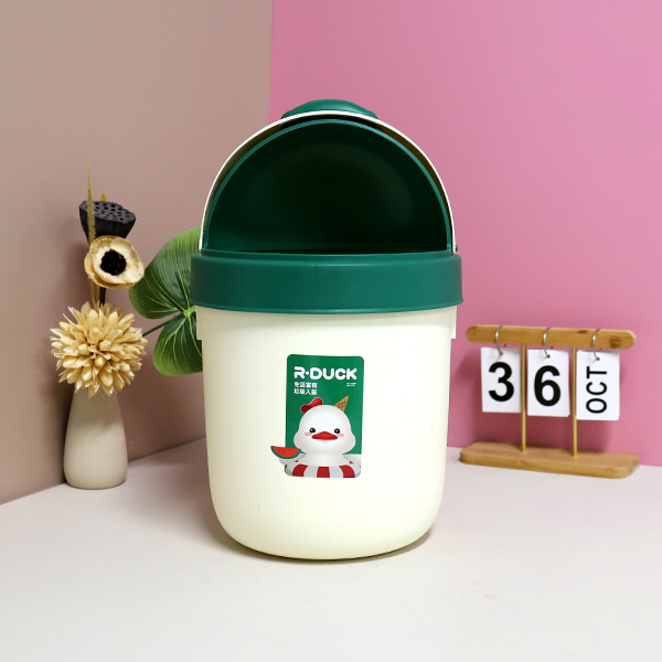 Qi Red Duck -579 Duck Duck Sanitary Trash Large