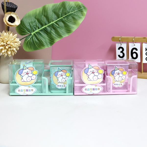 0033 wrought iron combination pen holder square (mixed)