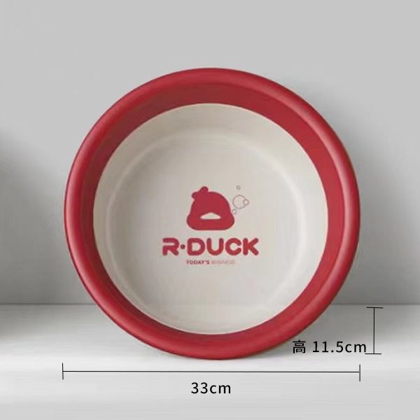 Qi red duck -548 two-color basin - Image 3
