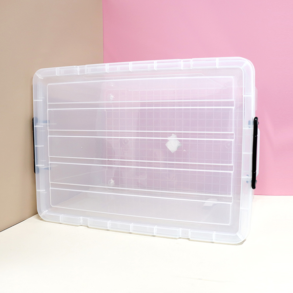 8906 wheeled transparent storage box - Image 3