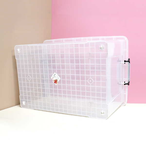 8906 wheeled transparent storage box - Image 4