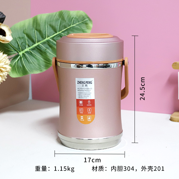 ZP-XMY2.6LB small waist vacuum pot (rose gold) deep and shallow grid