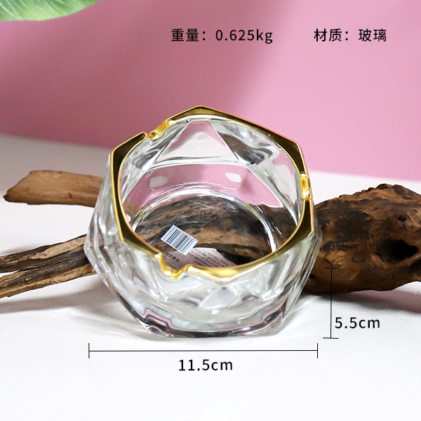 YG01 gold ashtray (mixed color random) - Image 2