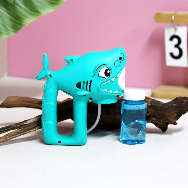 2197 porous electric bubble gun-shark (2 colors mixed)