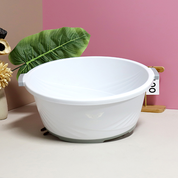 YZ-6615 multi-function binaural basin (soot white)